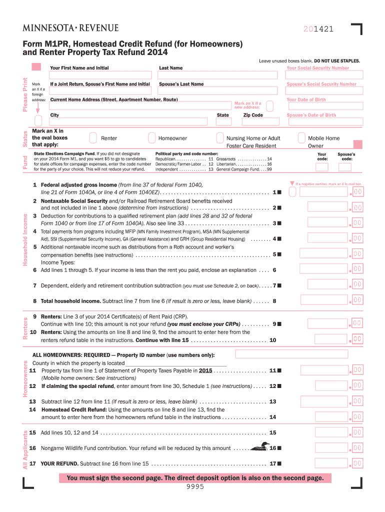 Mn Form Property Tax Fill Out And Sign Printable PDF Template SignNow