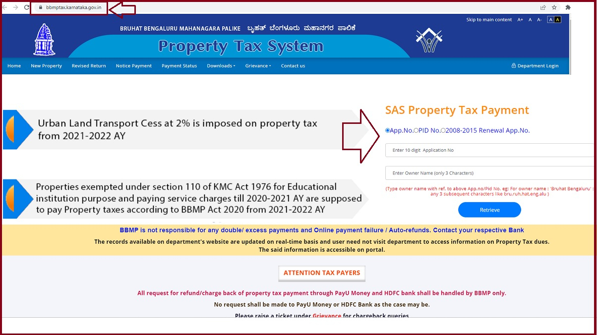 BBMP Property Tax 2023 Online Payment Process And Property Tax 